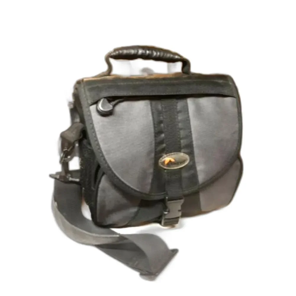 Lowepro EX-140 Camera Camcorder Storage Bag Case Black Nylon w/ Shoulder Strap